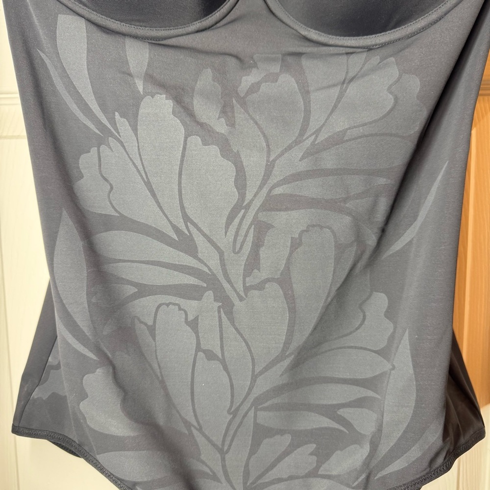Maidenform Bodyshaper Flexees 3XL Black Floral Front Waist XXXL - Picture 3 of 6